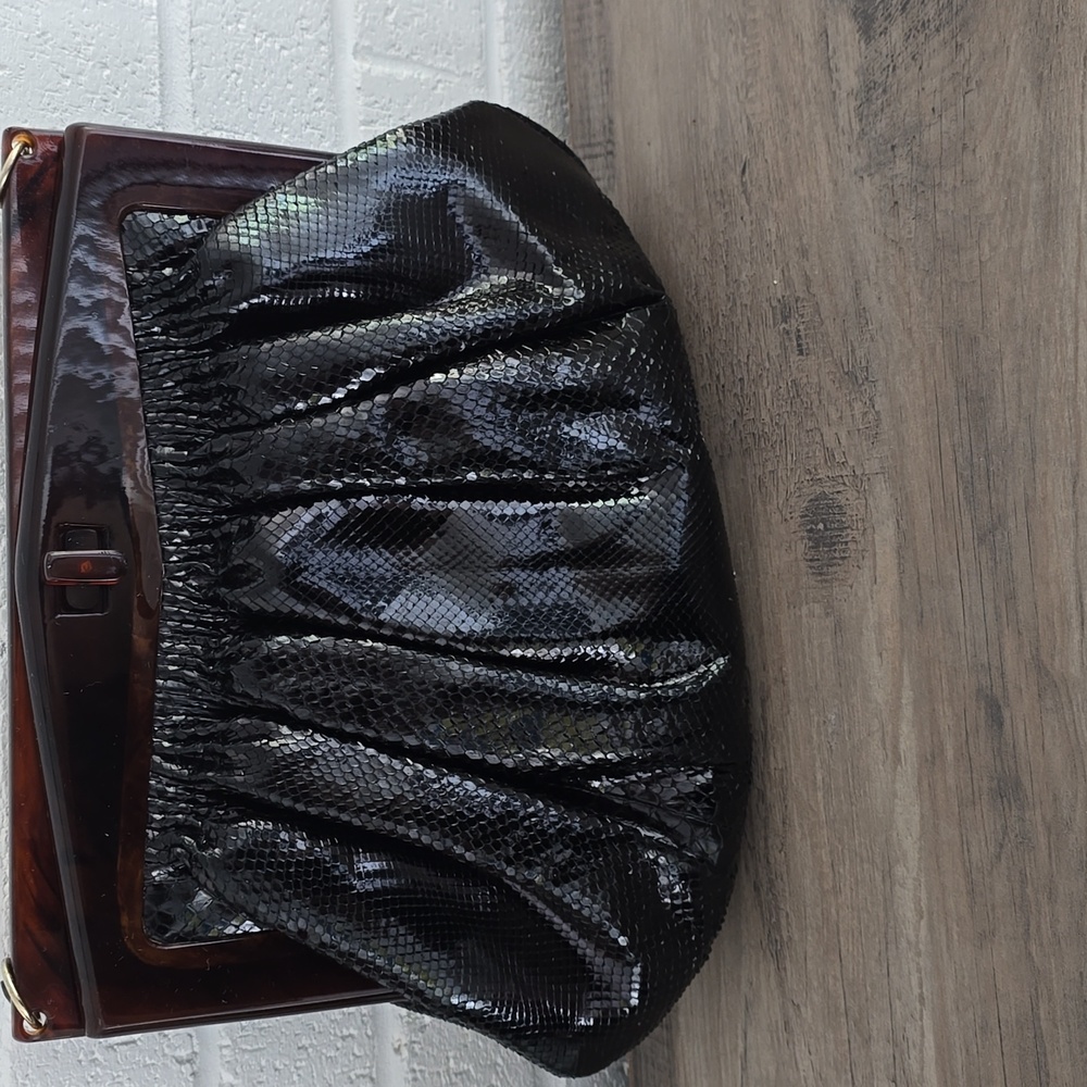 Colombetti Milano Vintage Snake Skin Purse Retro - Picture 7 of 13